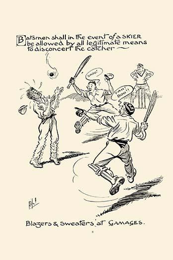 Batsmen May Tease and Confuse the Catcher Poster Print