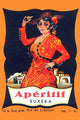 Flamenco dancers poster print featuring dancers with castanets.