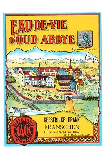 Liquor Label Distillery Poster Print showcasing vintage design