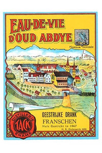 Liquor Label Distillery Poster Print showcasing vintage design