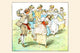 Square Dance Vintage Art Print by Randolph Caldecott