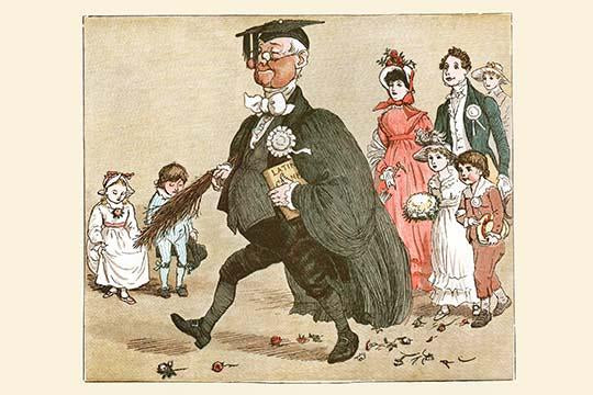 The Great Panjandrum Professor Poster Print by Randolph Caldecott