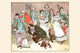 The Great Professor Playing with Children Poster Print by Randolph Caldecott