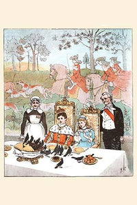 Whimsical Wasn't It a Dainty Dish to Set Before the King poster print.