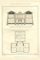 Egyptian Interior Plan vintage art print by Richard Brown, 18 x 24