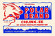 Vintage ice cream bag wrapper print featuring a polar bear