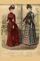 Ladies Treasury Magazine of French Fashion Poster Print showcasing vintage elegance.