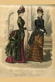 Ladies Treasury Magazine of French Fashion Poster Print showcasing elegant French fashion designs.