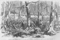 Capture of Ft. Donelson by Grant's Forces Poster Print featuring General Lew Wallace and Colonel Smith.