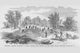 Federals Build a Road Across Low Island on the Ohio River Poster Print by Frank Leslie
