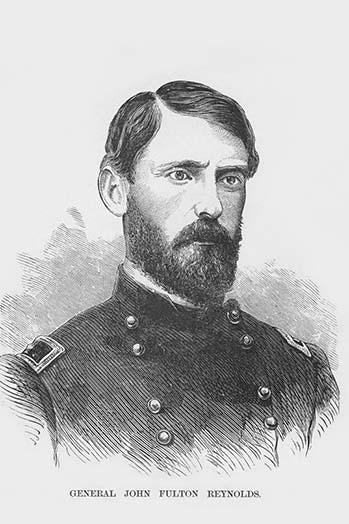 General John Fulton Reynolds Poster Print by Frank Leslie
