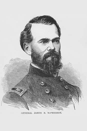 General James B. McPherson Poster Print by Frank Leslie