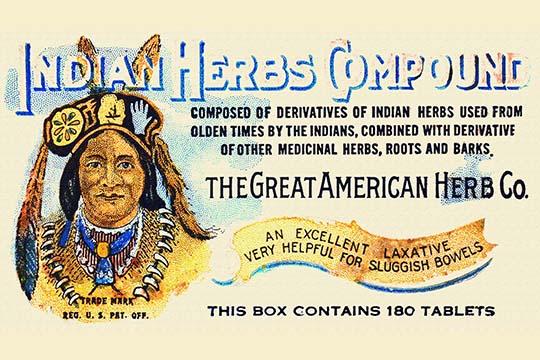Ancient Herbal Laxative Quack Medicine Poster Print