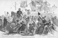 General McClellan in Frederick City, Maryland Poster Print