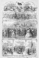 Thanksgiving Festivities at Fort Pulaski Poster Print showcasing a festive celebration.