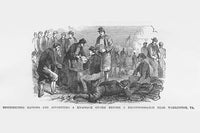 Distributing Rations & Appointing a Knapsack Guard while on Reconnaissance Poster Print by Frank Leslie