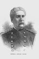 General Edward Hatch vintage art poster print by Frank Leslie