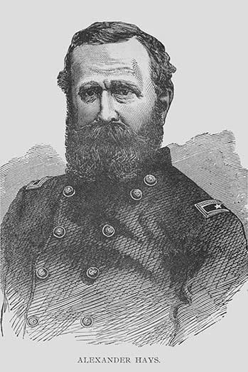 General Alexander Hays Vintage Poster Print by Frank Leslie
