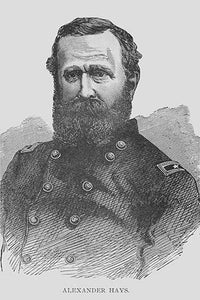 General Alexander Hays Vintage Poster Print by Frank Leslie