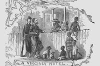 African Americans at a Virginia Hotel Poster Print by Frank Leslie, showcasing cultural significance.