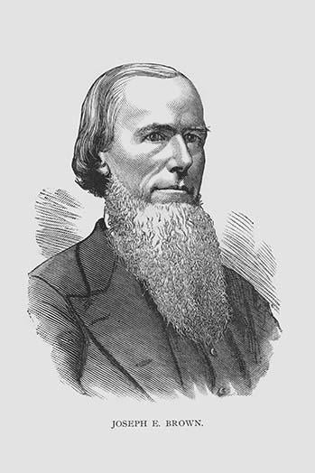 Joseph E. Brown Governor of Georgia Poster Print by Frank Leslie