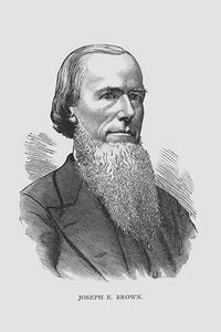 Joseph E. Brown Governor of Georgia Poster Print by Frank Leslie