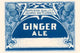Vintage Ginger Ale Soda Label Poster Print on premium paper.