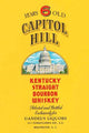 Vintage whiskey label poster featuring Capitol Hill.