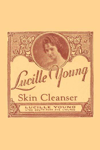 Beauty Product Bottle Label Poster Print showcasing skincare elegance.