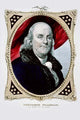 Benjamin Franklin Poster Print by Nathaniel Currier, showcasing the statesman and philosopher.