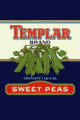 Original Can Label for Sweet Peas Poster Print featuring vintage design