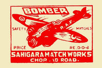 Royal Air Force Bomber Matchbox Art Poster Print