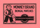 Monkey with Lit Match Vintage Poster Print