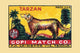 Tarzan the Dog Poster Print featuring whimsical artwork of a dog.