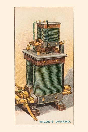 Dr. Wilde's Dynamo Poster Print showcasing historic invention.