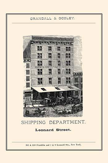 Crandall & Godley Wholesale Catalog Page Poster Print showcasing baking and hotel supplies.