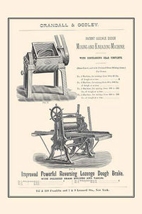 Crandall & Godley Baker's Supplies Catalog Page Poster Print
