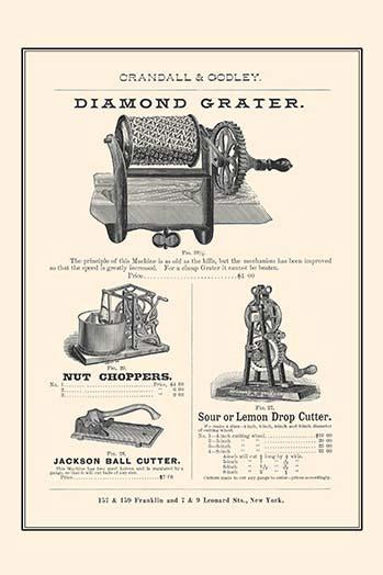 Vintage Crandall & Godley wholesale catalog page poster print