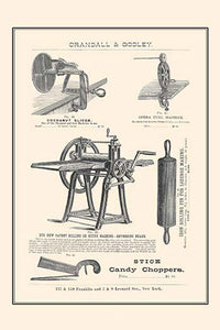Vintage page from Crandall & Godley wholesale catalog poster print.