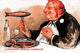 Belle Epoque Fish Diner Vintage Poster Print (18x24)
