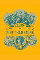 Champagne Label Poster Print showcasing vintage design.