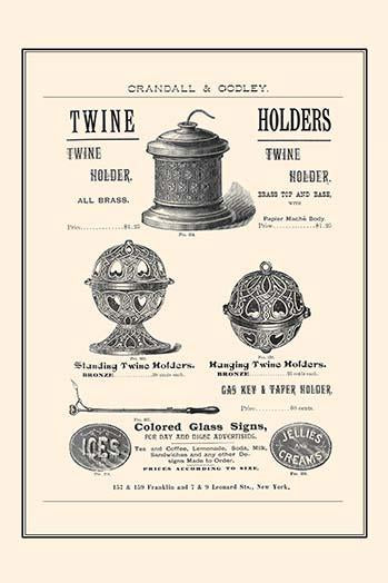 Crandall & Godley Vintage Bakery Supplies Catalog Page Poster Print