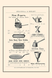 Vintage Crandall & Godley Wholesale Catalog Page Poster Print