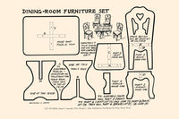 Woodworking Toy Patterns Poster Print by Michael C. Dank showcasing intricate designs