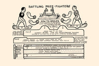 Boxer Toy Patterns for Woodworking Poster Print by Michael C. Dank