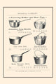 Crandall & Godley wholesale catalog page poster print featuring vintage bakery and hotel supplies