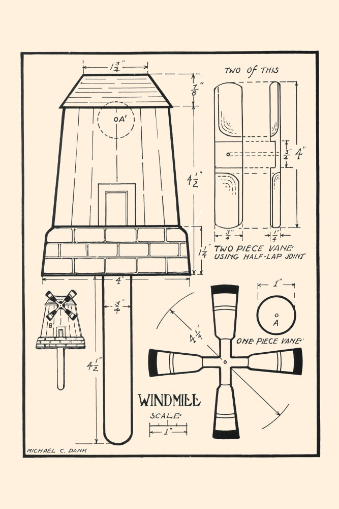 Noah's Ark Toy Patterns Poster Print by Michael C. Dank featuring woodworking patterns for animals.