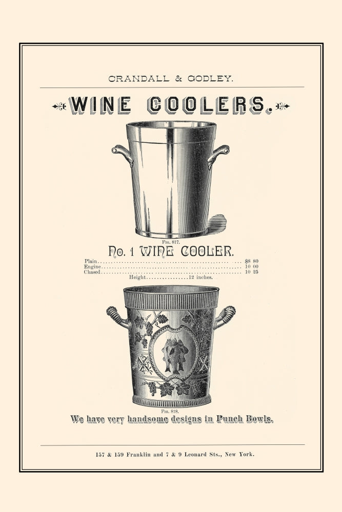 Vintage Crandall & Godley Wholesale Catalog Page Poster Print