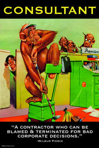 Consultant Poster Print by Wilbur Pierce showcasing corporate themes.