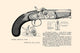 Historical Guns Illustrated Poster Print showcasing firearm evolution.